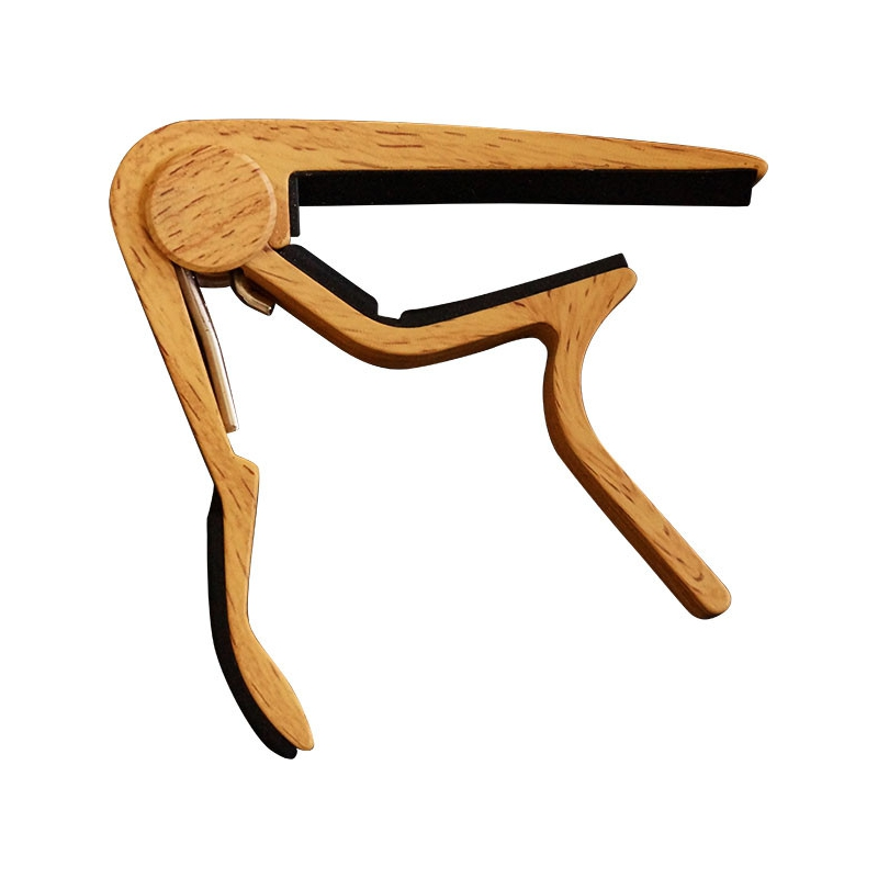 CLX Trigger Capo Light Wood Nylonstring afbeelding