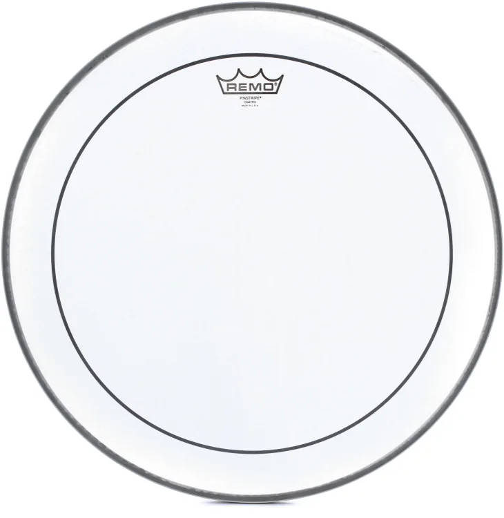 Remo 18" Pinstripe Coated Bass, PS-1118-00
