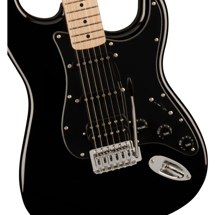 Squier Sonic Stratocaster HSS, Black MN - Klundert Music