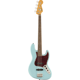Squier Classic Vibe '60s Jazz Bass, Daphne Blue - Klundert Music