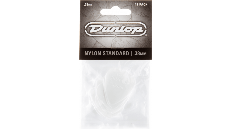 Dunlop Nylon Standard .38 Plectrum 12-Pack 