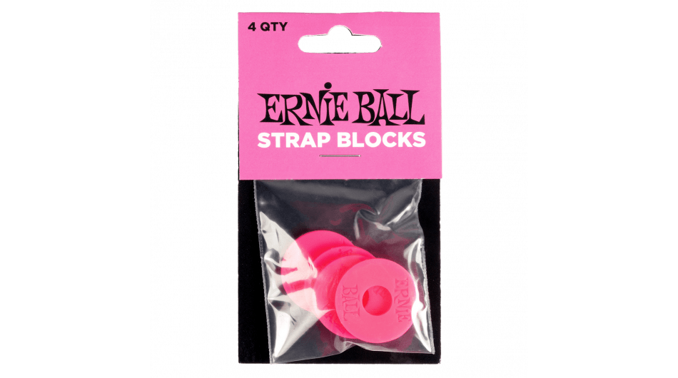 Ernie Ball Strap blocks pink 5623