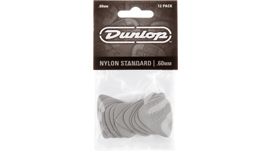 Dunlop Nylon Standard .60 Plectrum 12-Pack 