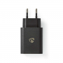 Nedis WCQC402ABK USB-C lader / voeding, 3A