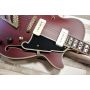 D'angelico Deluxe SS Satin Trans Wine