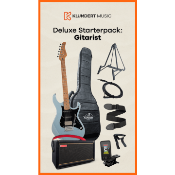 Cort Deluxe Startersset Elektrische Gitaar (Ocean Blue Gray)