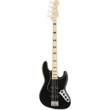 Fender American Elite Jazz Bass, Black MN incl. case (occasion)