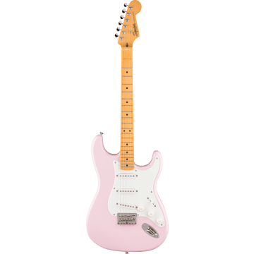 Squier Classic Vibe '50s Stratocaster Hardtail, Shell Pink MN