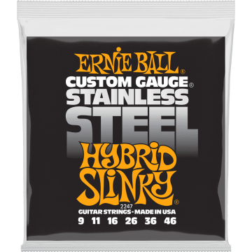 Ernie Ball Stainless Steel Hybrid Slinky 2247