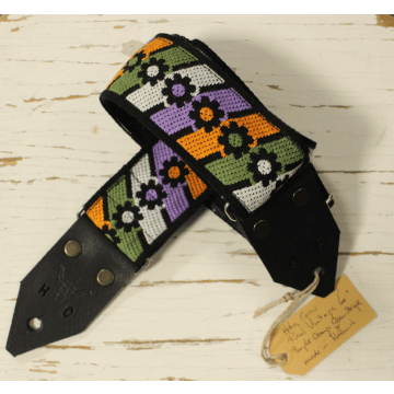 Holy Cow Straps 60's Purple Orange Green Stripes