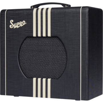 Supro Delta King 10 Black & Cream