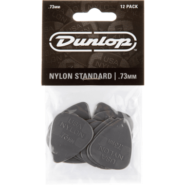 Dunlop Nylon Standard .73 Plectrum 12-Pack 