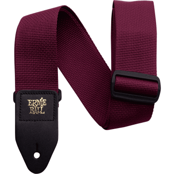 Ernie Ball Polypro Strap 4047 Bordeaux
