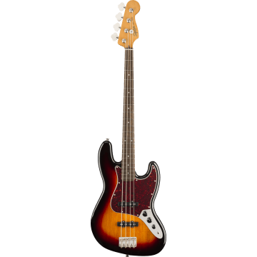 Squier Classic Vibe '60s Jazz Bass, 3-Color Sunburst, Laurel Fingerboard