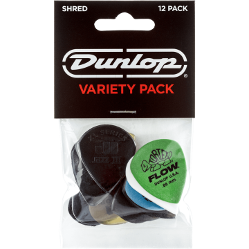 Dunlop PVP118 Shred Plectrum Variety 12-Pack