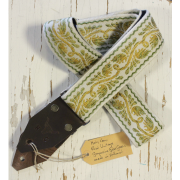 Holy Cow Straps 60's Grapevine Gold Green