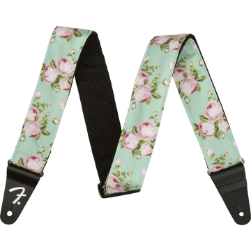 Fender Floral Strap Surfgreen 2"