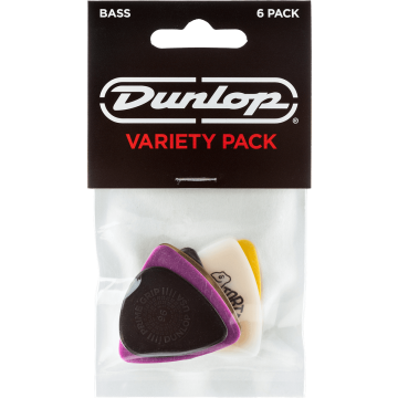Dunlop PVP117 Bas Plectrum Variety 6-Pack