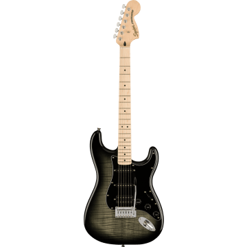 Squier Affinity Stratocaster FMT HSS, Black Burst MN