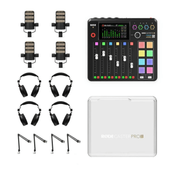 Rode RODEcaster Pro II 4-Person Bundle