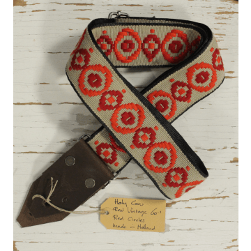 Holy Cow Straps 60's Vintage Red Circles