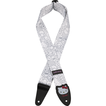 Fender Hello Kitty White Poly Strap 