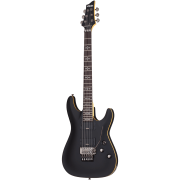Schecter Demon-6 FR, Aged Black Satin