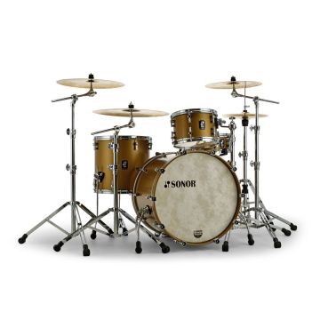 Sonor SQ1 324 shellkit Satin Gold Metallic