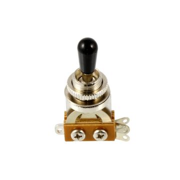 Hot Rod Guitar Hardware Toggle Switch, Black Knob