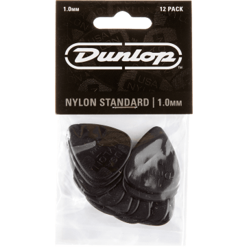 Dunlop Nylon Standard 1.00 Plectrum 12-Pack 