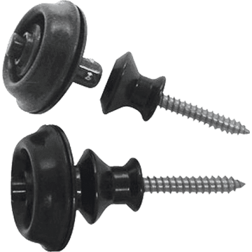 Dunlop SLS1033B Straplok Dual Design Zwart