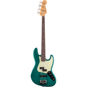 Fender Custom Shop LTD Jazz Bass Special Journeyman Relic, Teal Green Transparent RW