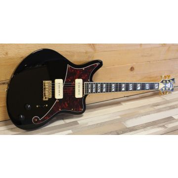 D'angelico Deluxe Bedford Solid Black, Tremolo (B-stock)