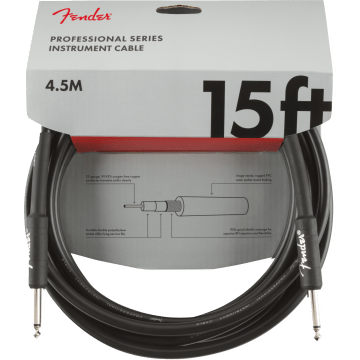 Fender Instrumentkabel Professional Series, Jack-Jack, 4.5m