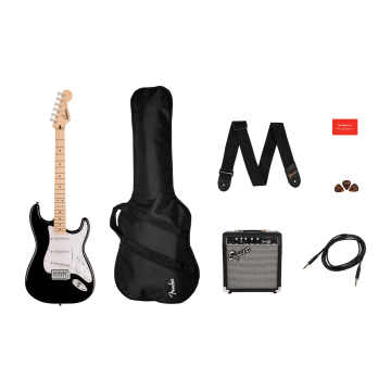 Squier Sonic Stratocaster Black Starterpack