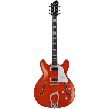 Hagstrom Super Viking Mandarine Flame