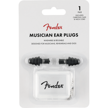Fender Musician Series Ear Plugs, Black