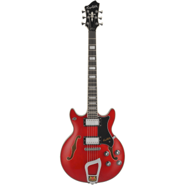 Hagstrom Alvar Wild Cherry Transparant