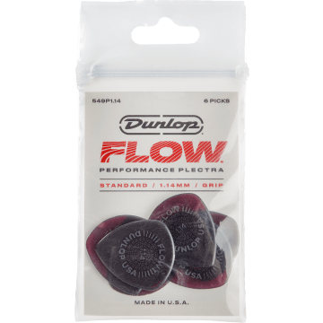 Dunlop Flow 1.14 Plectrum 6-Pack 