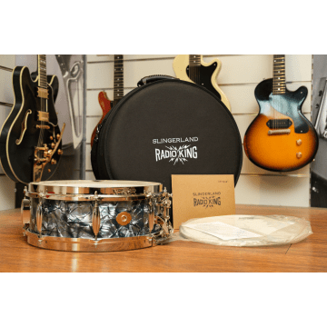 Slingerland Radio King Black Diamond Pearl Wrap Limited Edition 14x05