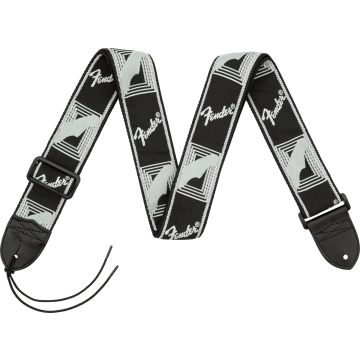 Fender Monogram, zwart/licht grijs/donker grijs 2"