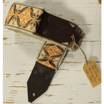 Holy Cow Straps 60's Big Orange Brown