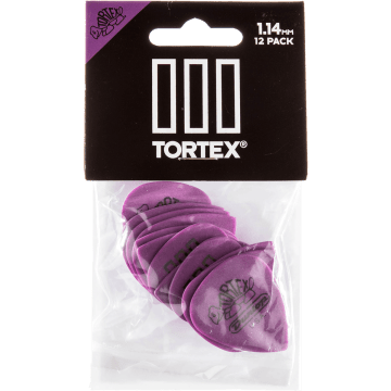 Dunlop 462P114 Tortex III Plectrum 1.14mm 12-Pack