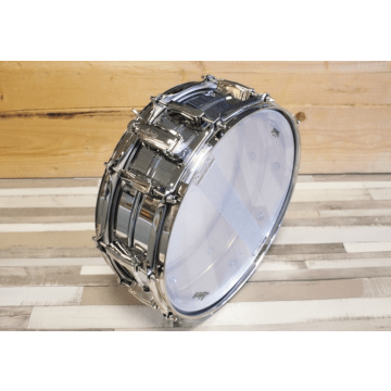 Ludwig LB400BN 14x5" Chrome over Brass Nickel Hardware 