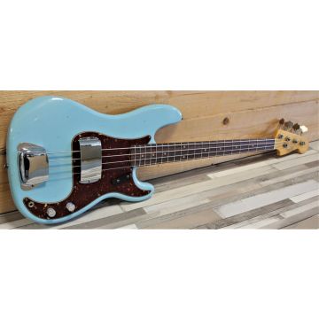 Fender Custom Shop Time Machine 1963 Precision Bass Journeyman Relic Aged Daphne Blue