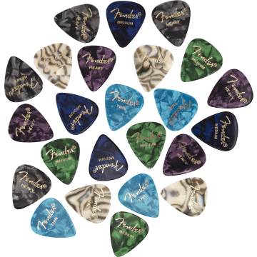 Fender 351 Shape Premium Picks -24 Pack