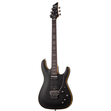 Schecter Demon-6 FR S, Black Satin