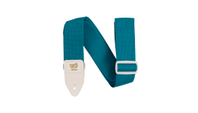 Ernie Ball Polypro Strap 5349 Tealblue & White