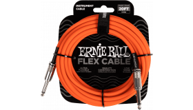 Ernie Ball 6421 Flex Cable 6 meter instrumentkabel oranje