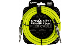 Ernie Ball 6419 Flex Cable 6 meter instrumentkabel groen